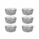 Кристални купички за ядки Bohemia Diamond 6 броя 
