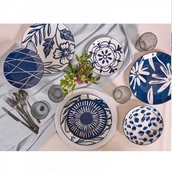 Сервиз за хранене Tognana Navy Bloom 18 части