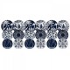 Сервиз за хранене Tognana Navy Bloom 18 части