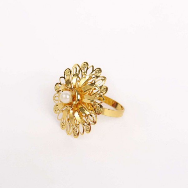  Пръстени за салфетки 6 бр. Gold Flower