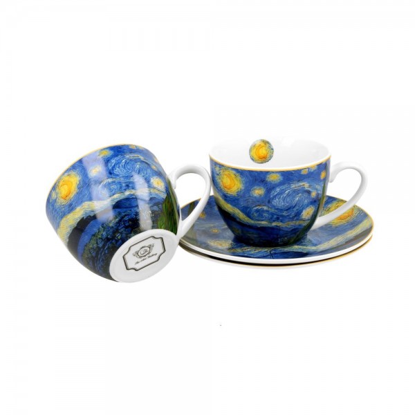 Сервиз за кафе за двама Starry Night Van Gogh 280 мл