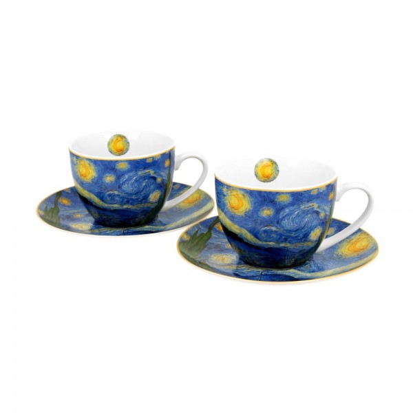 Сервиз за кафе за двама Starry Night Van Gogh 280 мл