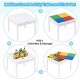 LEGO Детска маса със столчета за редене на конструктор TF6705