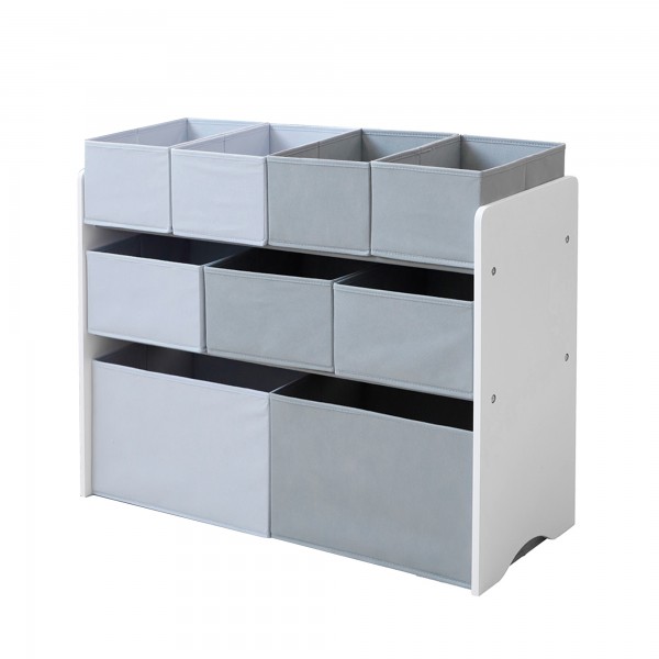 Шкаф за играчки JWTR-3090-1 бяло и сиво