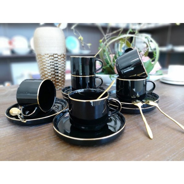 Сервиз за кафе Modern Black 12 части