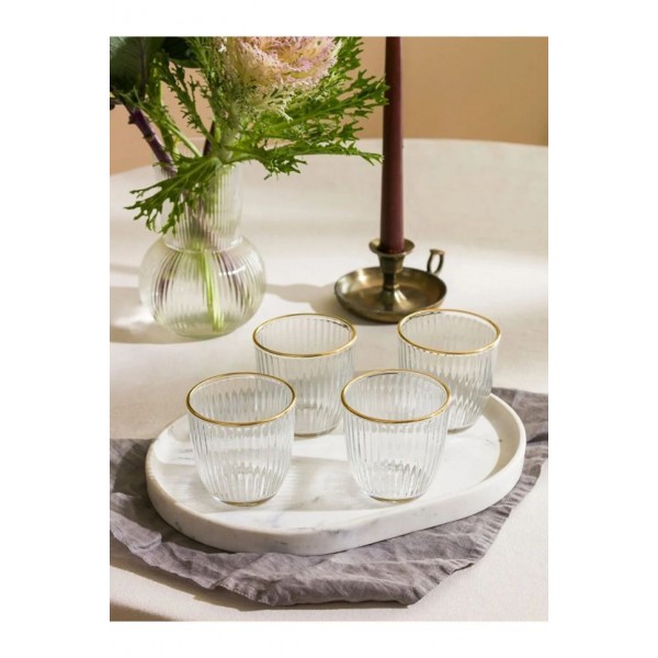 Чаши за уиски Splendid Gold Rim 290 мл