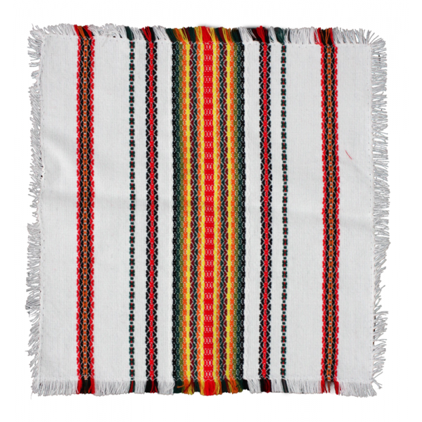Битова покривка за маса размери бяла