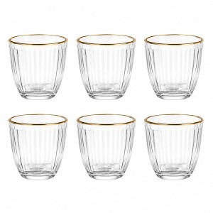Чаши за уиски Splendid Gold Rim 290 мл
