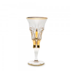 Чаши за вино Бохемия Cascade Gold 240 мл