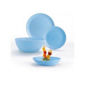 Сервиз за хранене LUMINARC, Лайт блу, 19 части